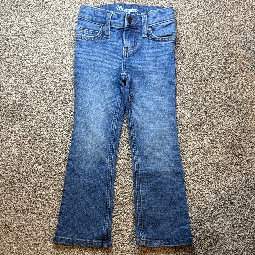 Wrangler Girls Classic Denim Boot Cut Jeans